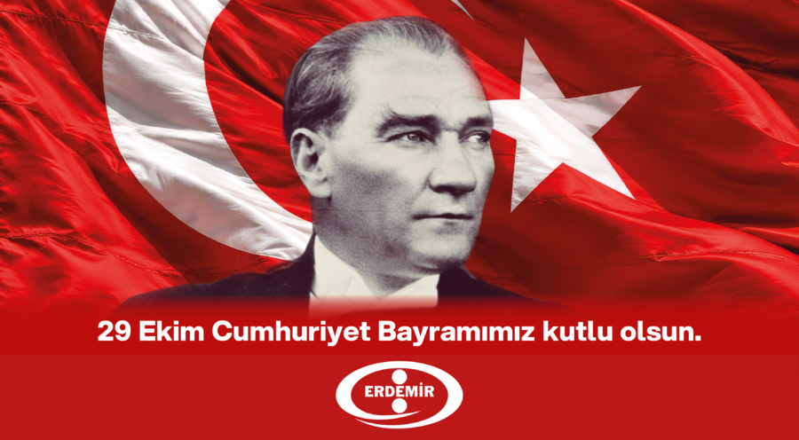 Erdemir’den 29 Ekim Cumhuriyet Bayramı kutlama Mesajı
